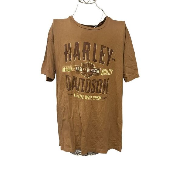 Vintage Harley Davidson Hampton Roads Yorktown Virginia VA T Shirt - Size Large - Picture 1 of 12